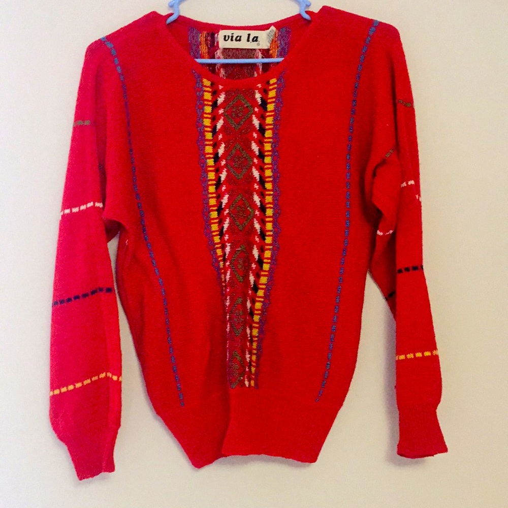 80’s Vintage Southwestern Print Sweater